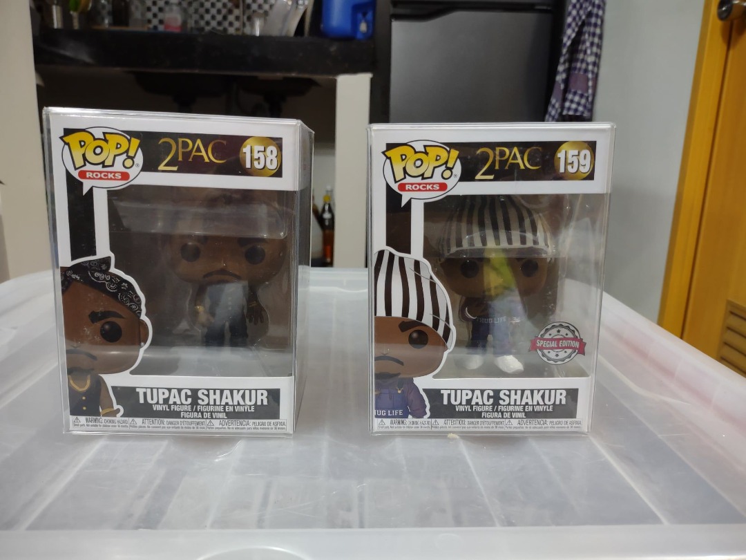 Funko Pop Rocks Tupac Set, Hobbies & Toys, Memorabilia & Collectibles ...