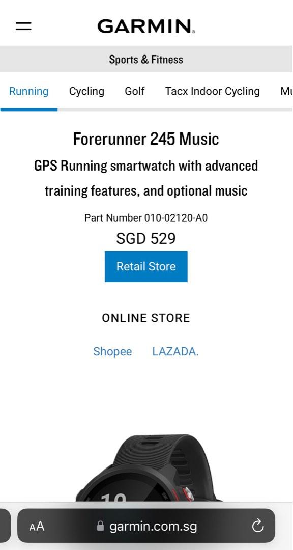 Garmin forerunner store 35 lazada