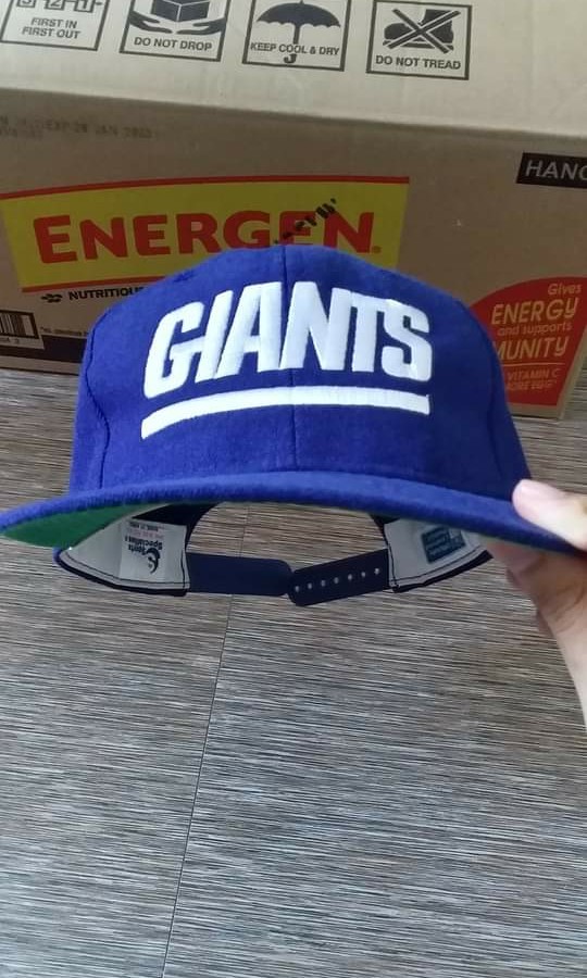 Vintage New York Giants Sports Specialties Script Snapback Football Ha –  Stuck In The 90s Sports