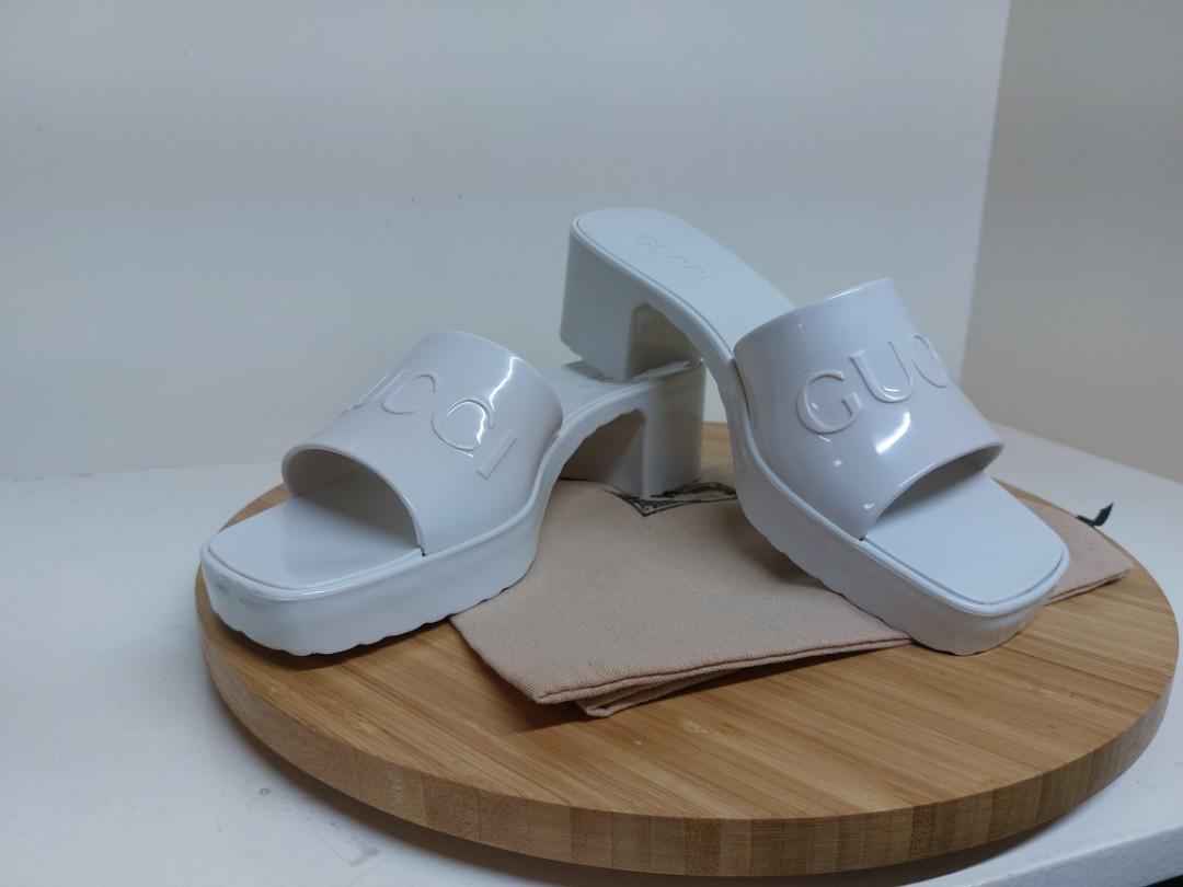 gucci sandals rubber slide