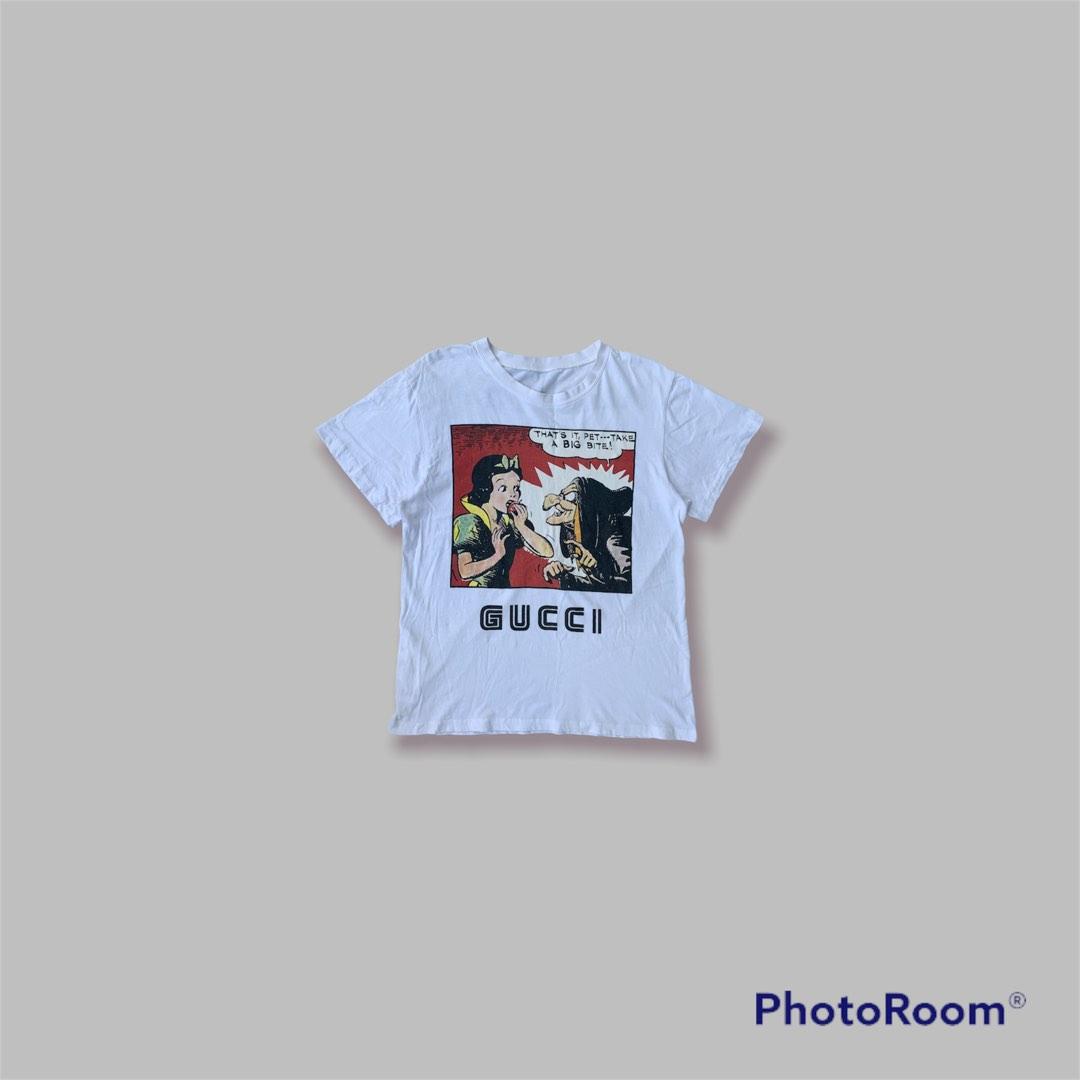 Gucci snow 2025 white tee
