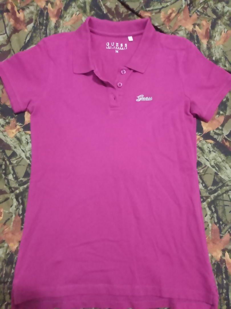 Guess Polo Shirt (Category: Others Tops) located in Santa Rosa. Submitted by lenborbs (Listing ID 1191490335, Image 2). Description: Original Fuchsia pink Guess Polo Shirt, Medium size on tag NOTE: ALL ITEMS POSTED IS AVAILABLE UNLESS THERE IS A SOLD MARK.
