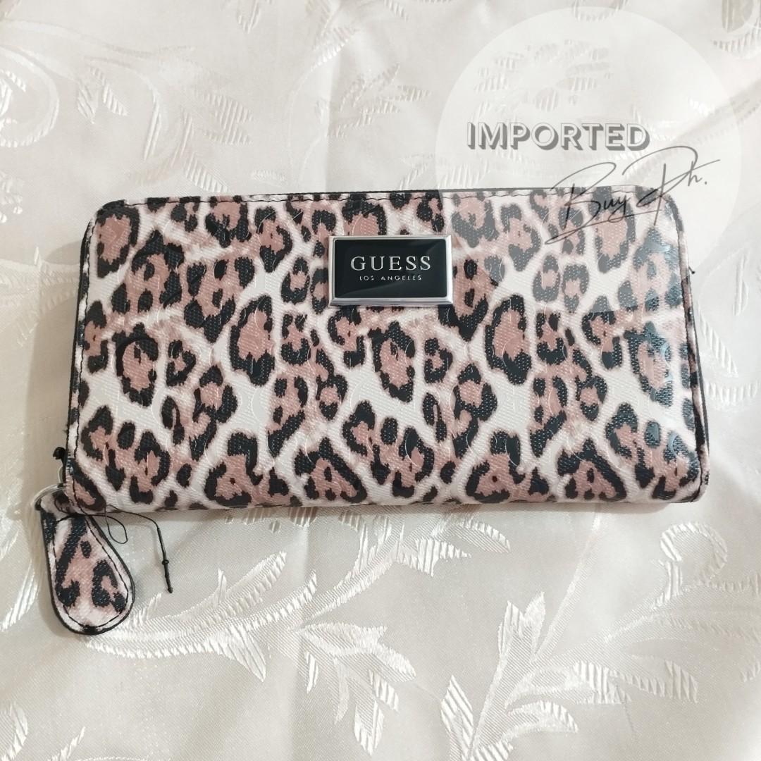 Guess Printed Long Wallet, Women's Fashion, Bags & Wallets, Wallets