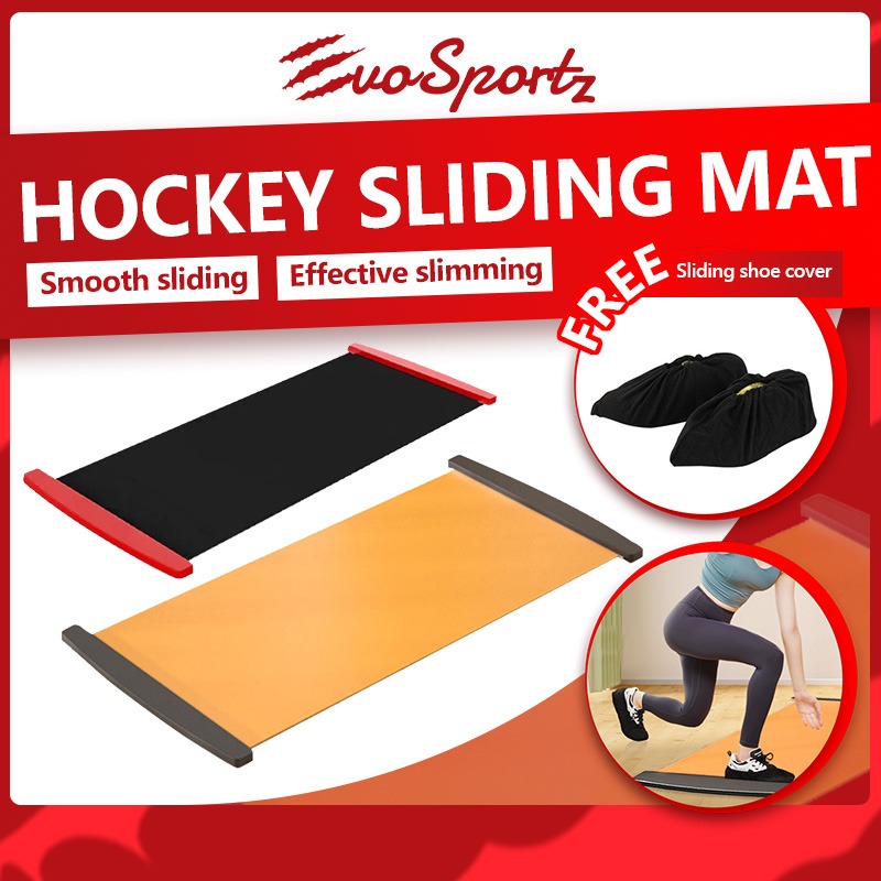 Hockey Slide Board Gym Sliding Mat Slippery Exercise Mat, Sports