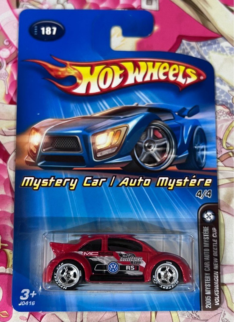 HOT WHEELS 2005 MYSTERY NEW VOLKSWAGEN BEETLE CUP RUBBER TYRE