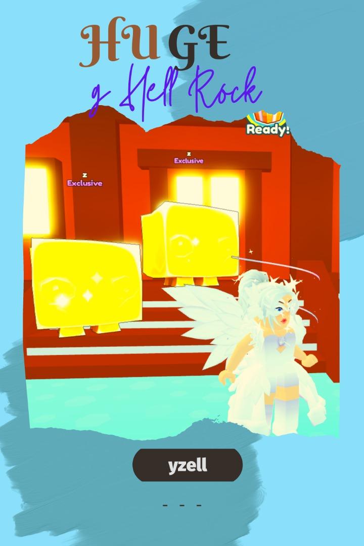 How to get huge hell rock pet sim x