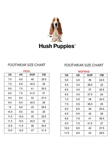 Ukuran sandal outlet hush puppies