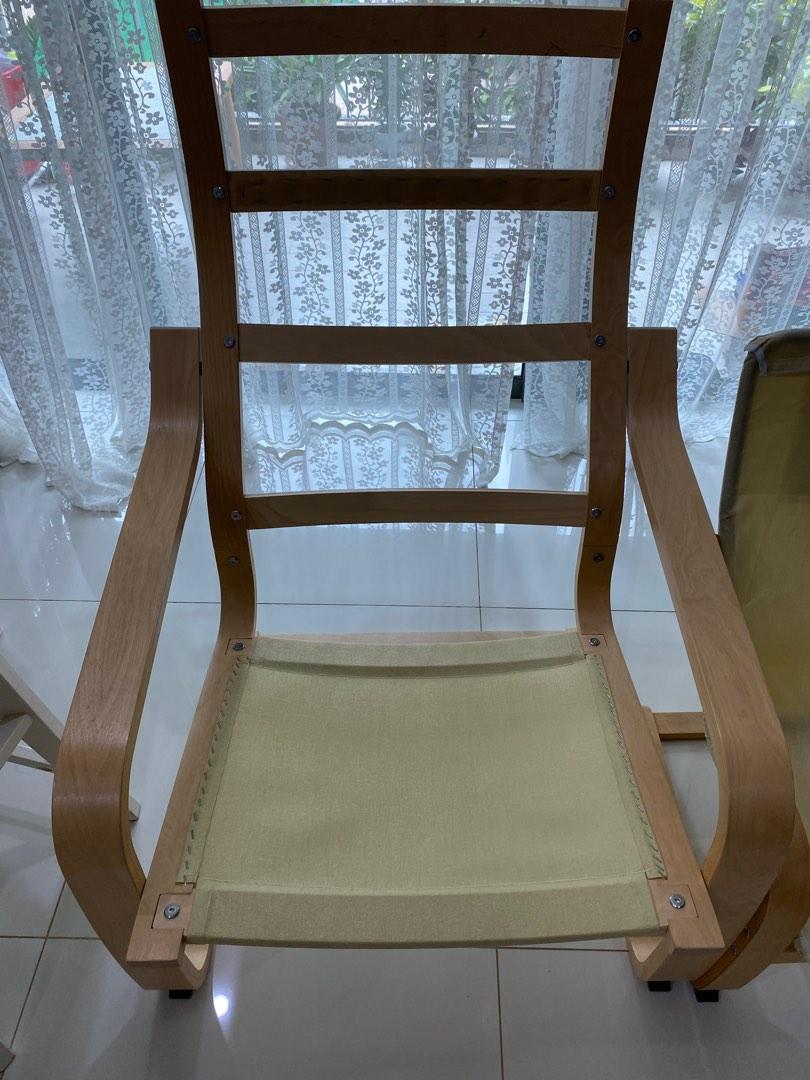 IKEA POANG ARMCHAIRS ADULT & KIDS BOTH FRAME AT 75, Furniture & Home