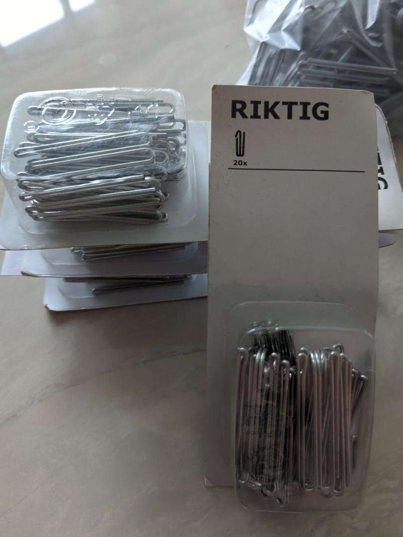 IKEA Riktig Curtain Hooks, Furniture & Home Living, Home Decor ...