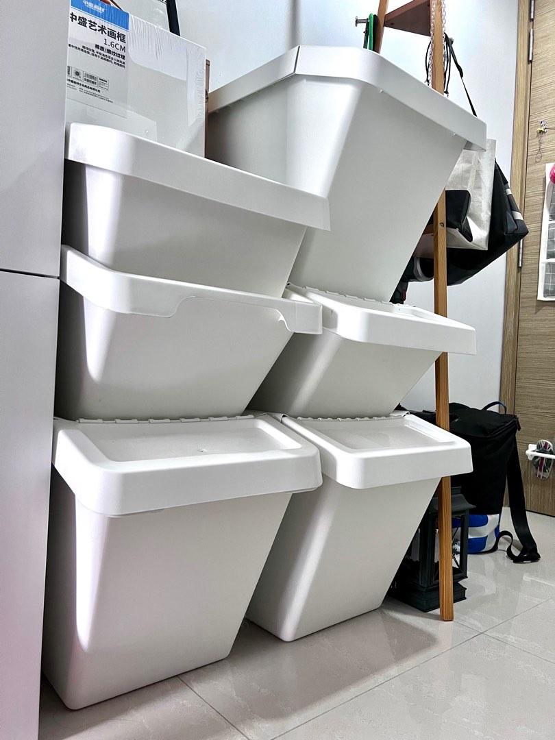 Ikea sorting bin recycle container sortera 37l 60l, Furniture & Home
