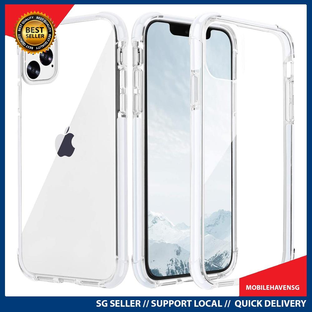 instock] iPhone 11 Pro Case Clear Transparent Ultra Hybrid Anti