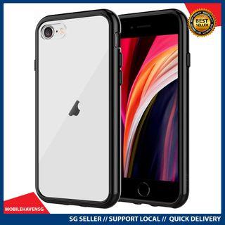 iPhone SE Case, 2nd Generation, Compatible, Cute, Clear, Transparent TPU  Bumper, Hard, Simple, Korean, Popular, iPhone SE2 Case, Cute, Silicone