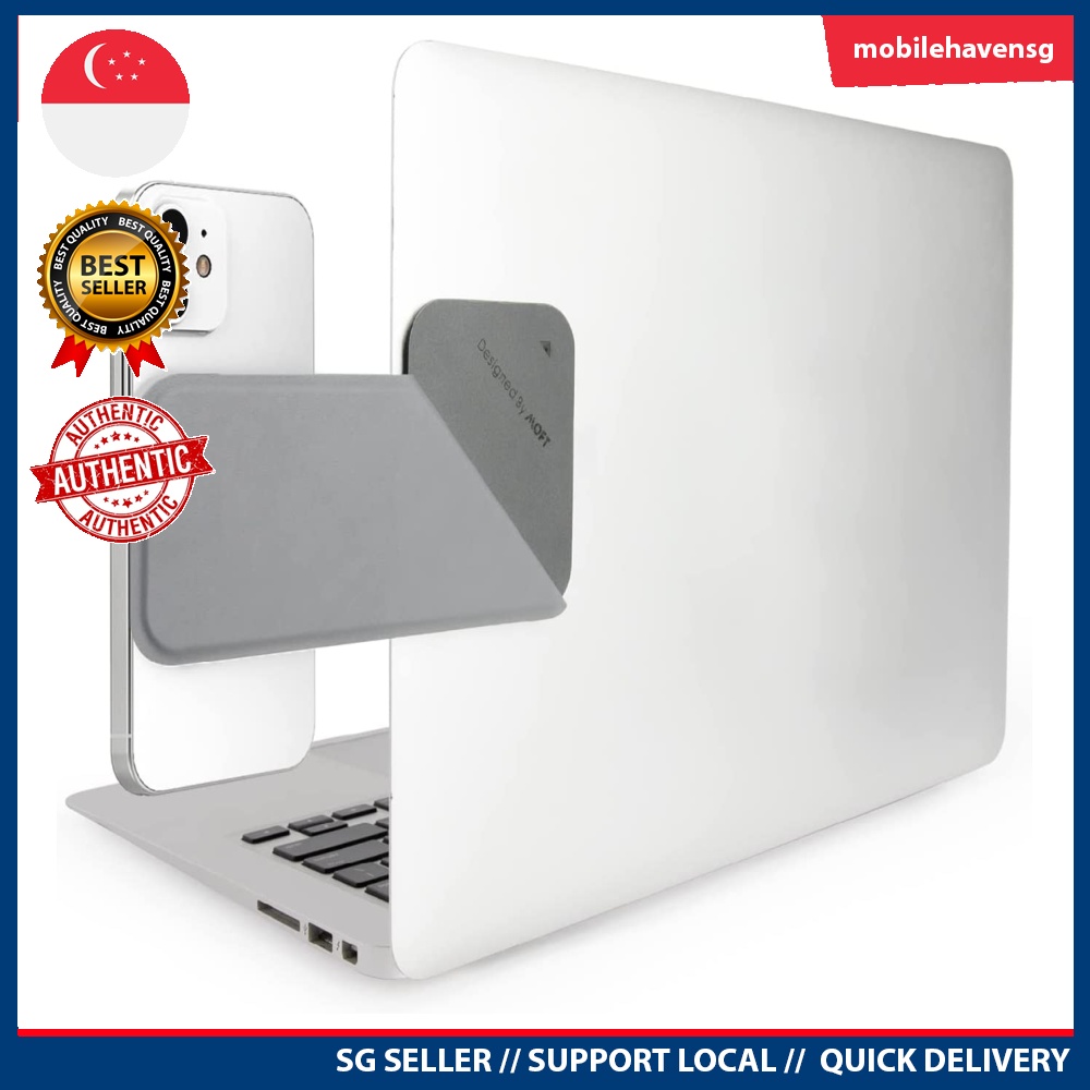 [instock] MOFT Snap Phone Holder for Laptop, Foldaway Laptop Top/Side ...