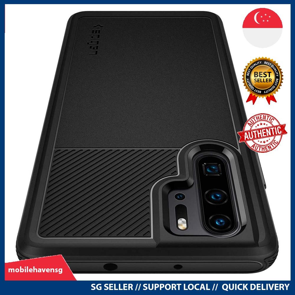 instock Spigen Compatible for Huawei P30 Pro Case Rugged Armor Matte Black Mobile Phones Gadgets Mobile Gadget Accessories Cases Sleeves on Carousell