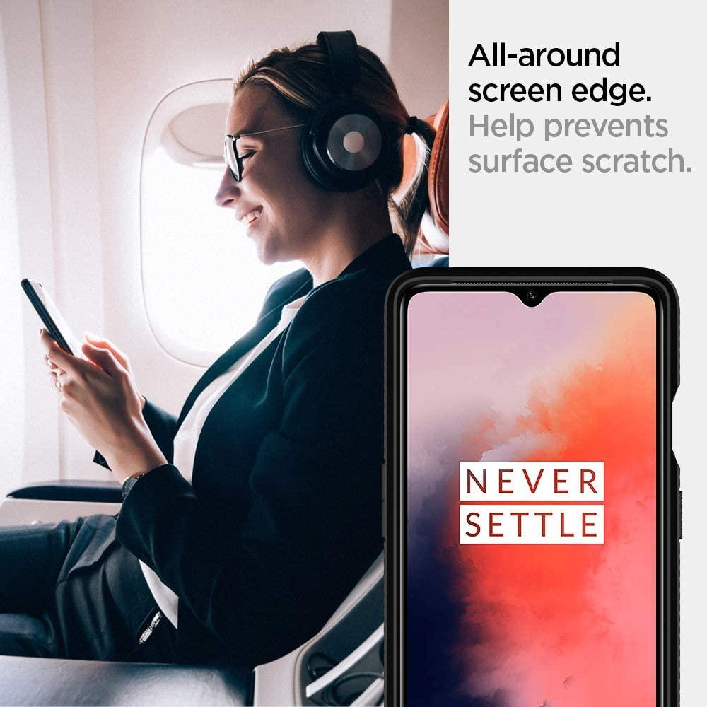 instock Spigen Compatible for Oneplus 7T Case Liquid Air Matte Black