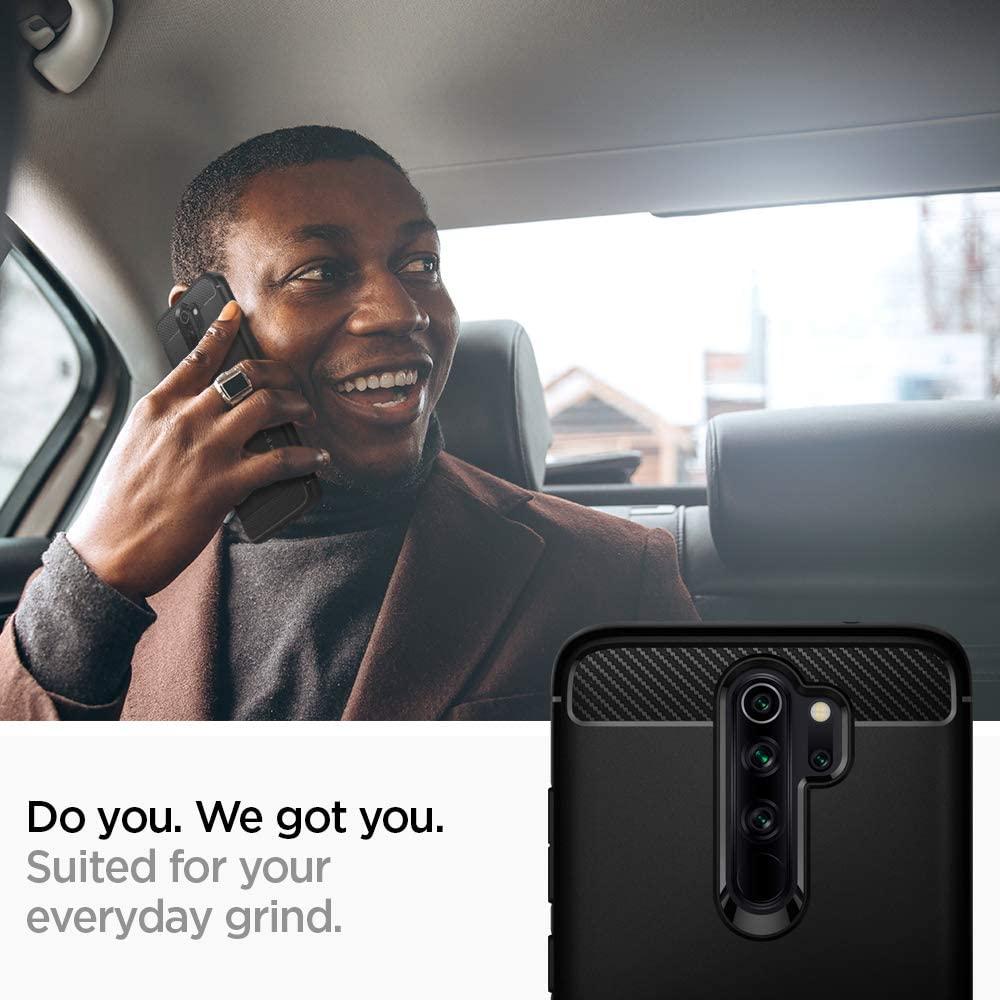 instock Spigen Compatible for Xiaomi Redmi Note 8 Pro Case Rugged Armor Matte Black Mobile Phones Gadgets Mobile Gadget Accessories Cases Sleeves on Carousell