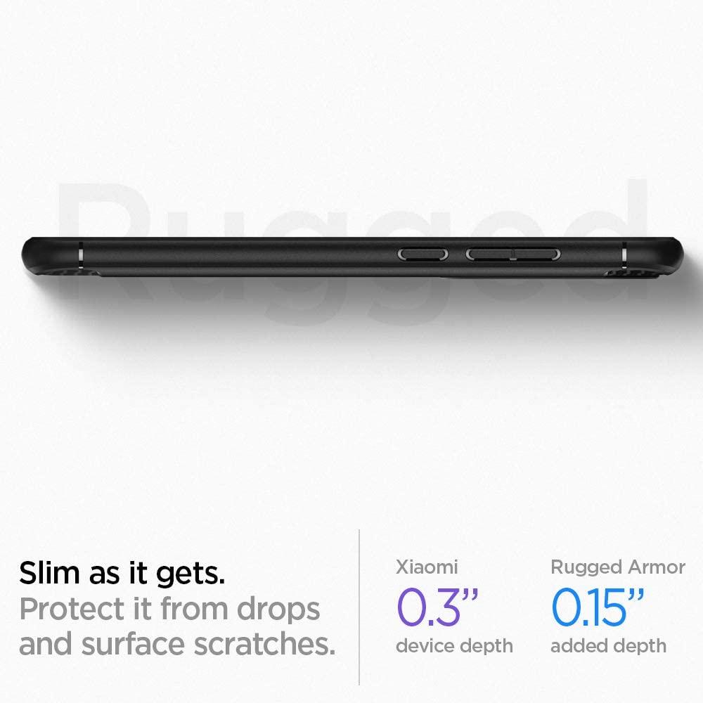 instock Spigen Compatible for Xiaomi Redmi Note 8 Pro Case Rugged Armor Matte Black Mobile Phones Gadgets Mobile Gadget Accessories Cases Sleeves on Carousell