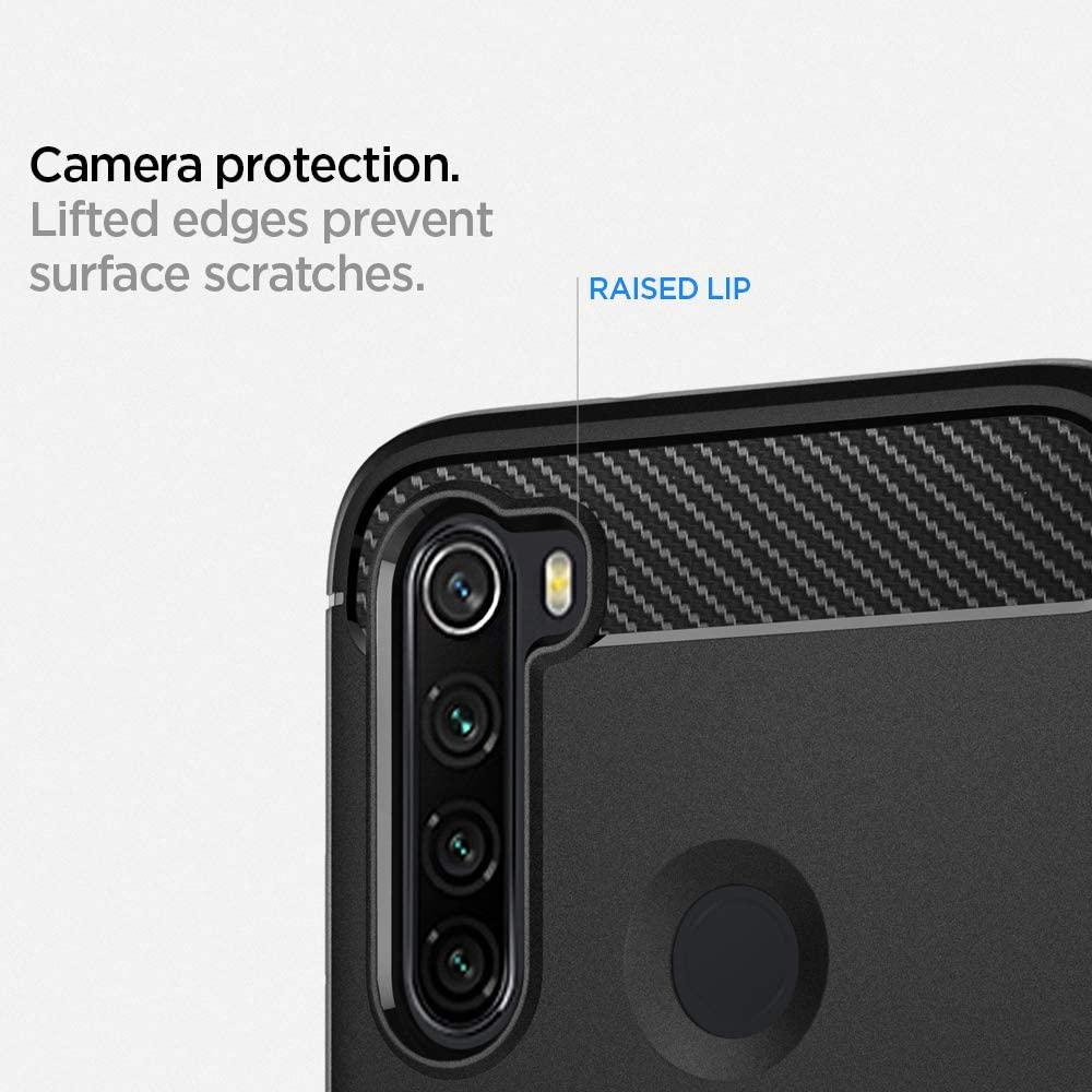 instock Spigen Compatible for Xiaomi Redmi Note 8 Case Rugged Armor Matte Black
