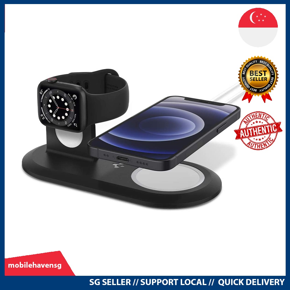 [instock] Spigen Mag Fit Duo Designed for MagSafe Charger Stand for iPhone 14, iPhone 13, iPhone