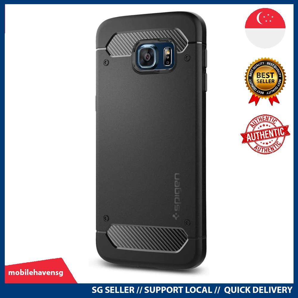 instock] Spigen Rugged Armor Galaxy S6 Edge Plus Case with