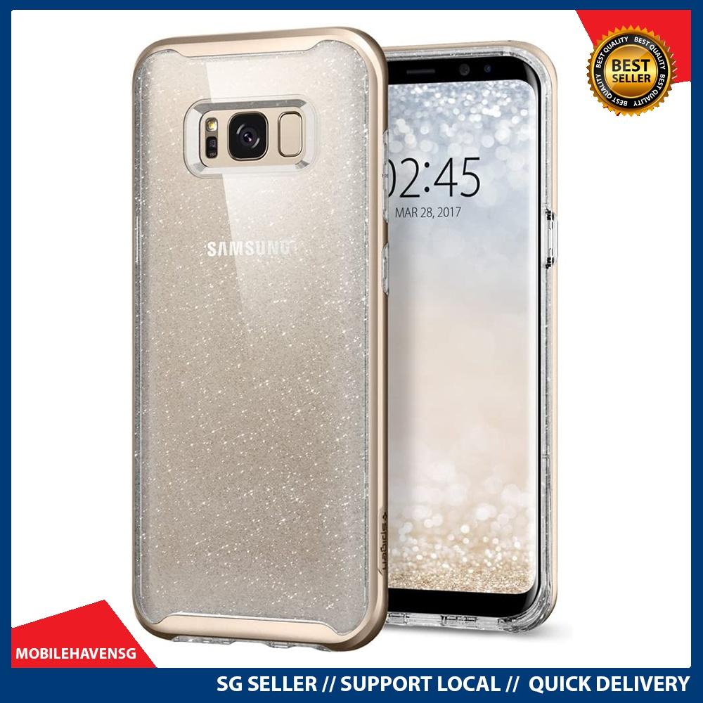 instock] Spigen Samsung Galaxy S8 Neo Hybrid Crystal Glitter, Gold