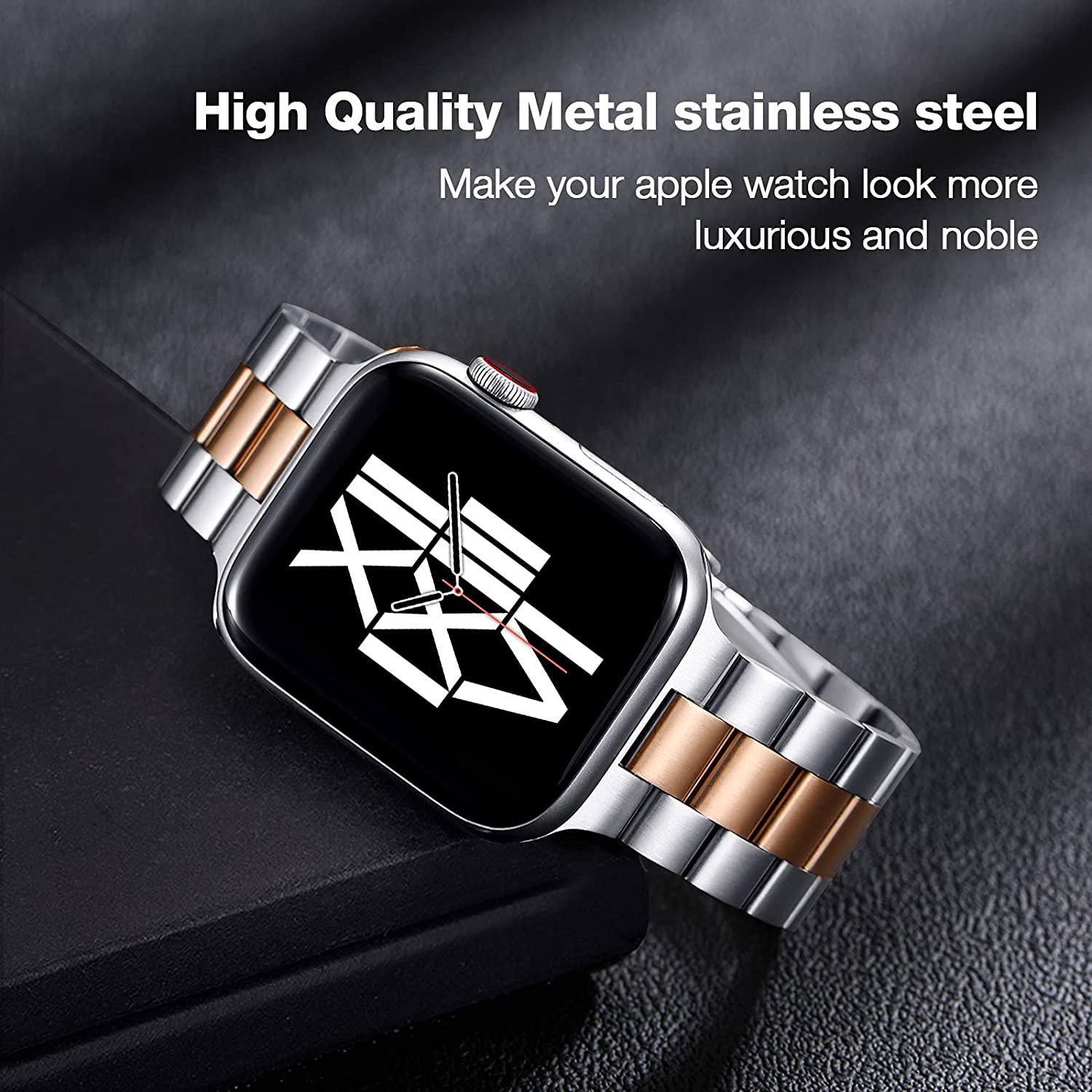 instock WFEAGL Compatible Apple Watch Band Stainless Steel Watch