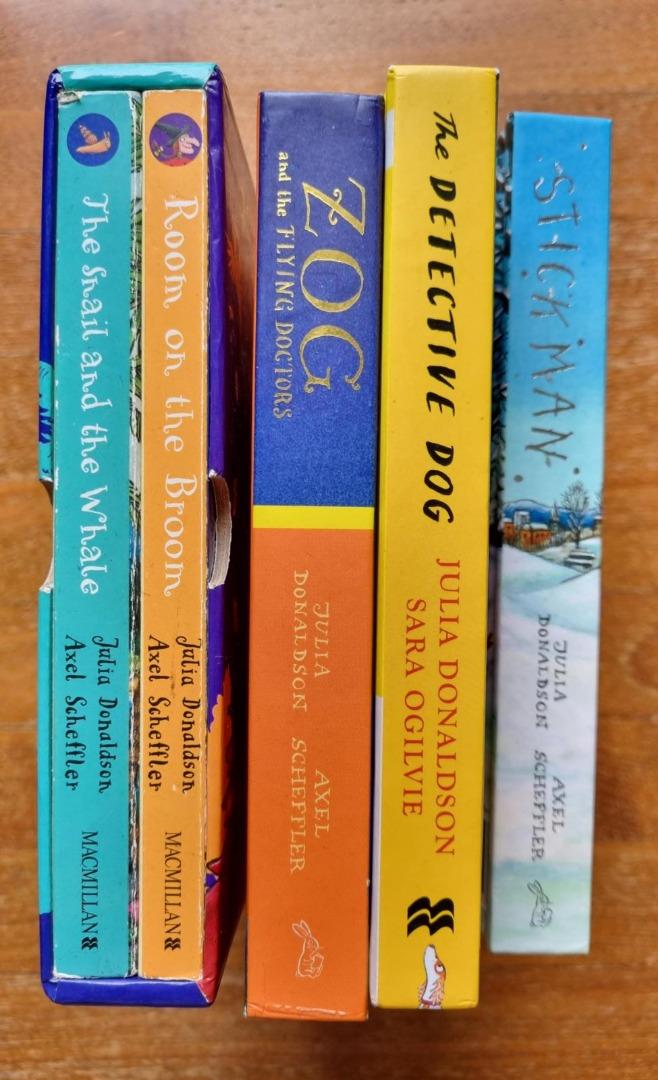 Julia Donaldson Board Books Hardcover Bundle set of 5 books, Hobbies