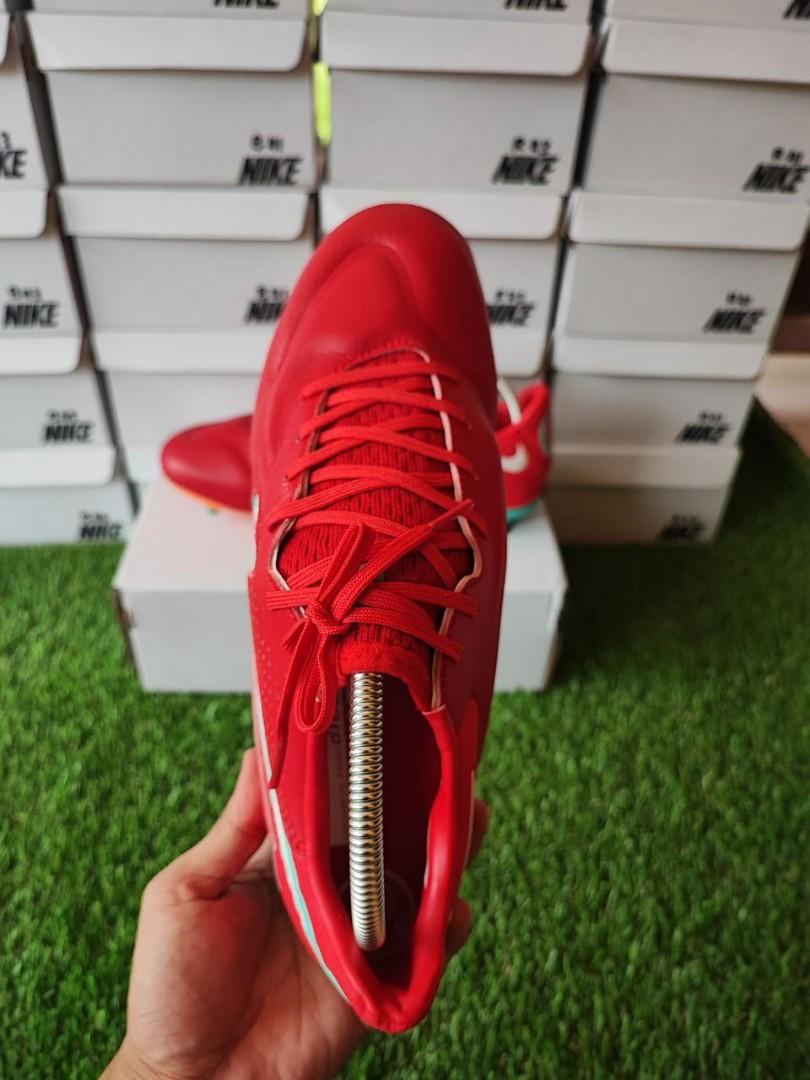 Kasut Bola Nike Tiempo Legend 9 Merah, Men's Fashion, Footwear, Boots ...