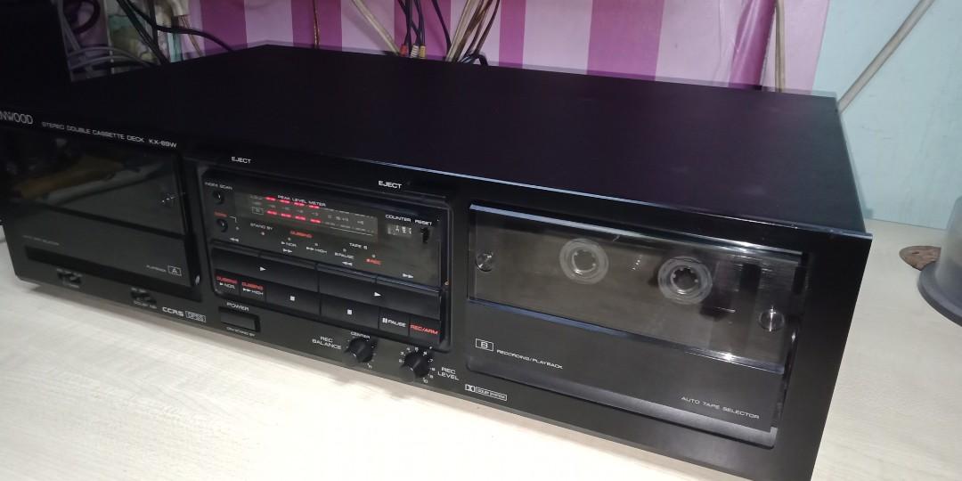Platine Double Cassette Kenwood KX-69W - Lecture Auto-reverse - Occasion Japon
