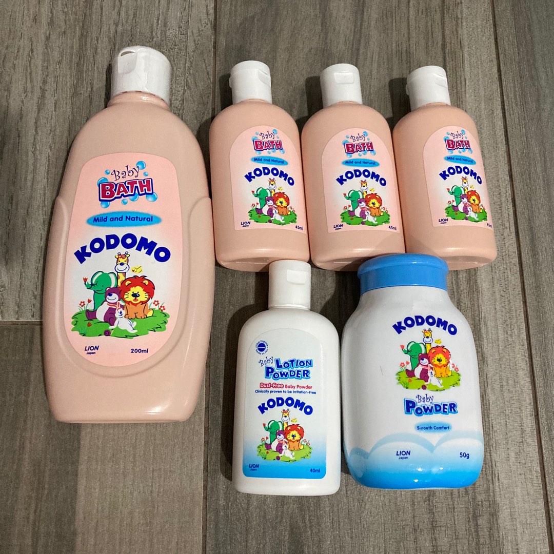 Kodomo Baby Bath Lotion Powder, Babies & Kids, Bathing & Changing, Baby