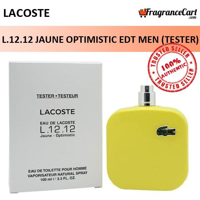 Lacoste jaune optimistic hot sale price