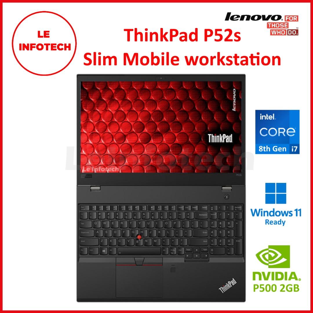 Lenovo ThinkPad P52s 15.6 Slim Mobile Workstation 4 Core Intel i7