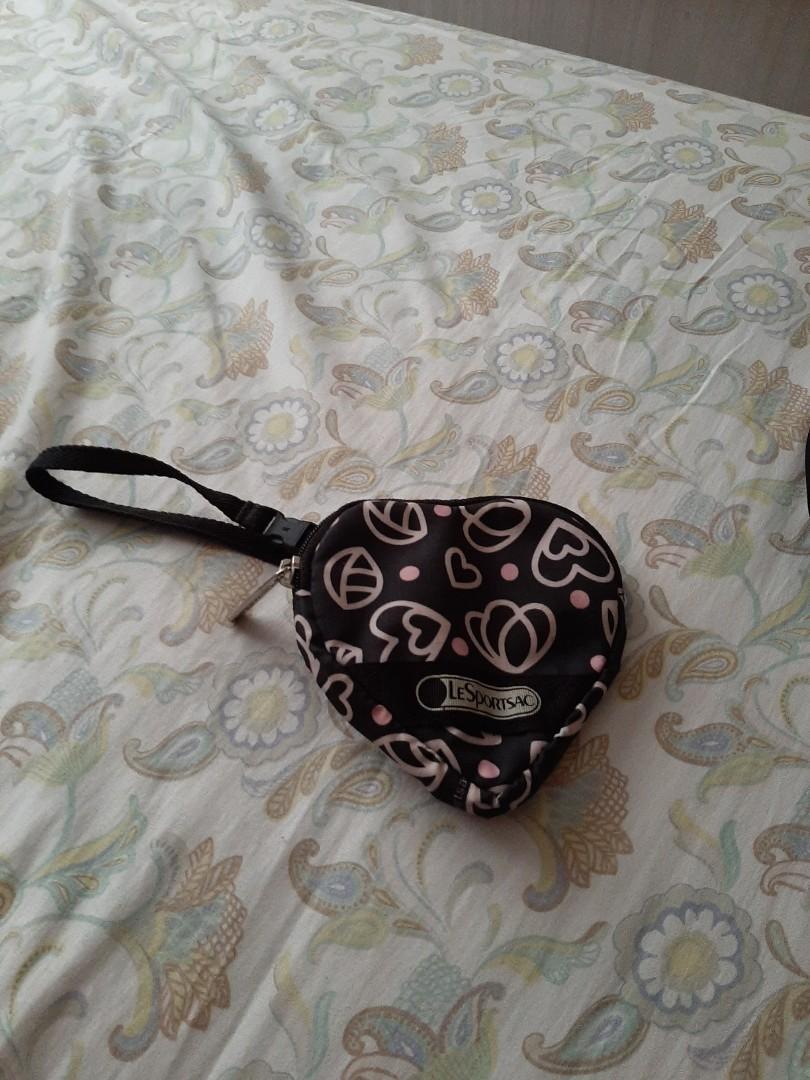 Lesportsac Heart Coin purse, Luxury, Bags & Wallets on Carousell