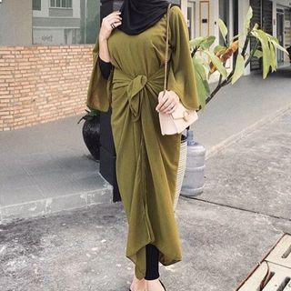 Lily Petuna Bell Sleeve in Olive