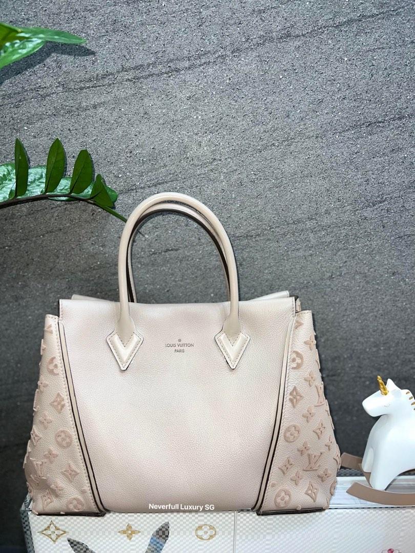 Louis Vuitton W Tote PM Galet Veau Cachemire Leather Bag, Luxury, Bags &  Wallets on Carousell