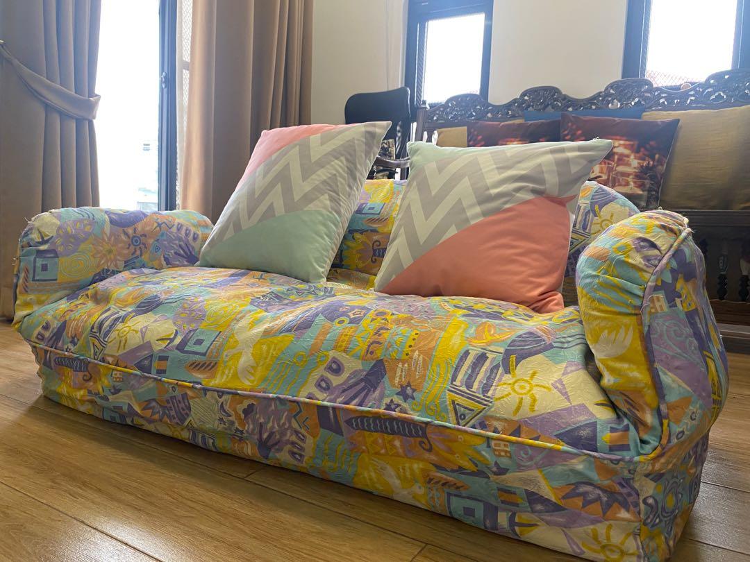 Lounge Folding Japanese Sofa Bed with FREE PILLOWS, Furniture & Home