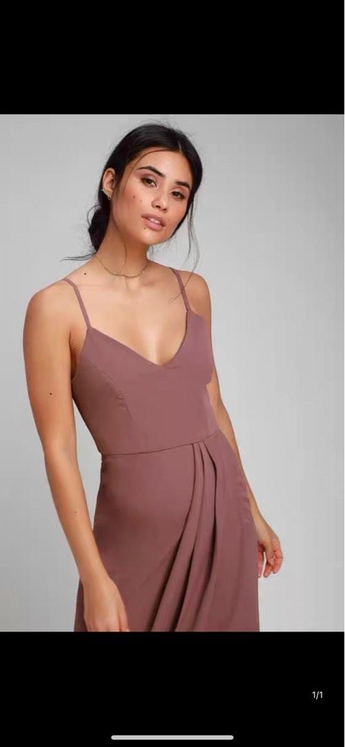 Reinette mauve purple midi dress 2025