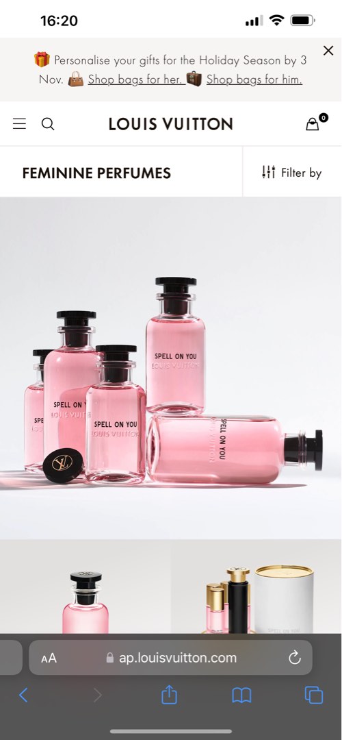 Lv perfume 10ml, Beauty & Personal Care, Fragrance & Deodorants