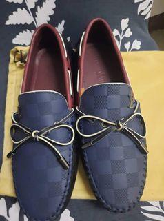 Louis Vuitton ARIZONA Made in Italy UK7 / US8 loafer driving shoes  Authentic