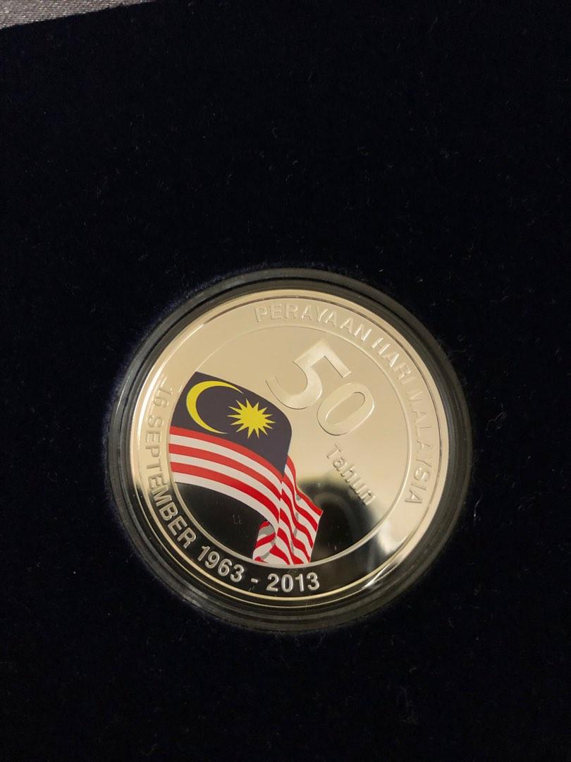 Malaysia 2013 50th malaysia day commemorative coins, Hobbies & Toys ...