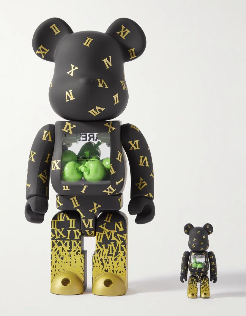 Medicom Toy Be@Rbrick - Shareef 3 100% & 400%, 興趣及遊戲, 玩具