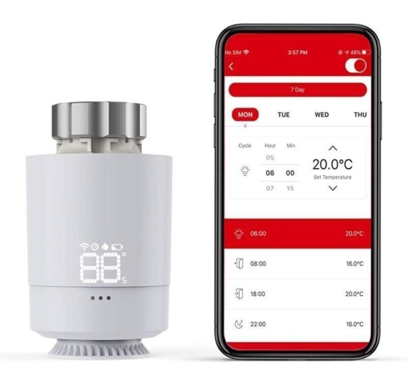 Meterk Thermostat Temperature Controller Heating and Accurate TRV