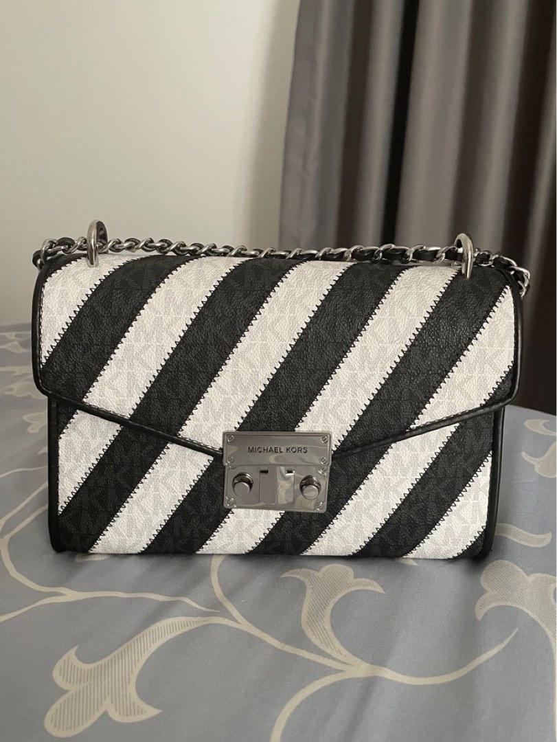 Michael Kors MK Rose medium flap shoulder Barang Mewah Tas Dompet di Carousell