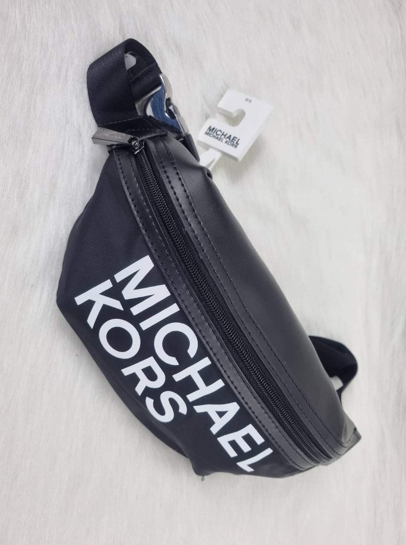 Michael Kors nylon unisex belt bag black, Men's Fashion, Bags, Belt bags,  Clutches and Pouches on Carousell