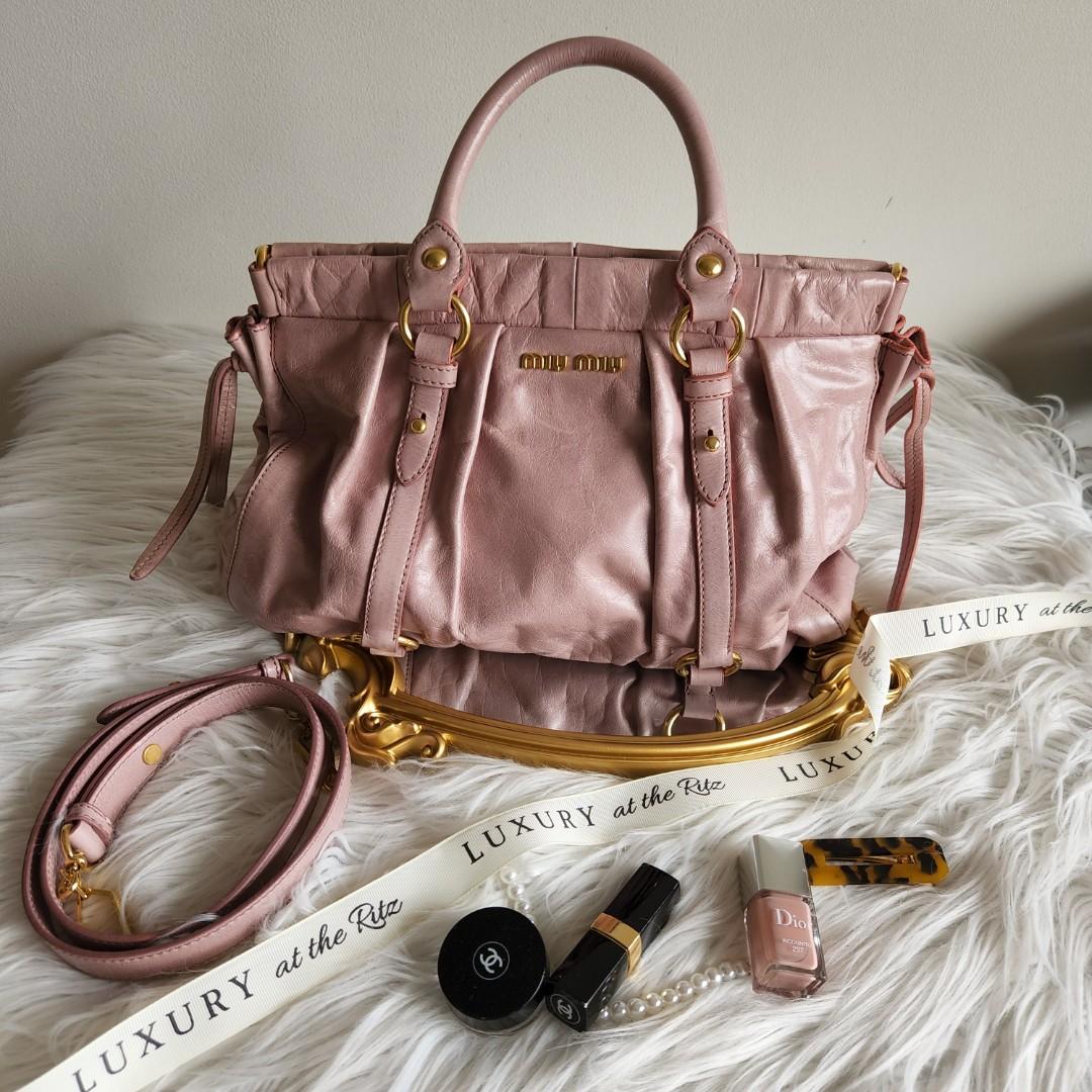 miu miu hand bag, Luxury, Bags & Wallets on Carousell