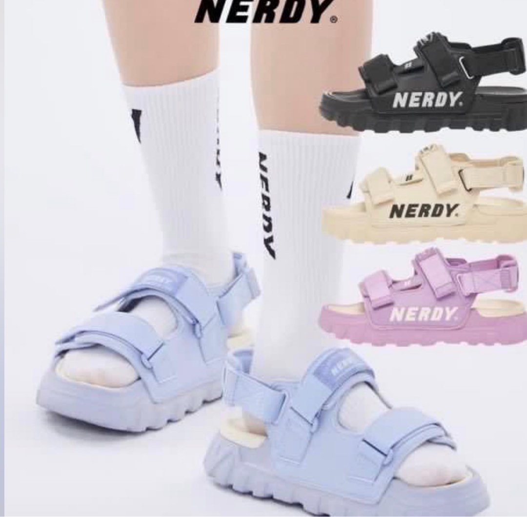 NERDY Double Strap Beadsole Sandals 2922 Women s Fashion