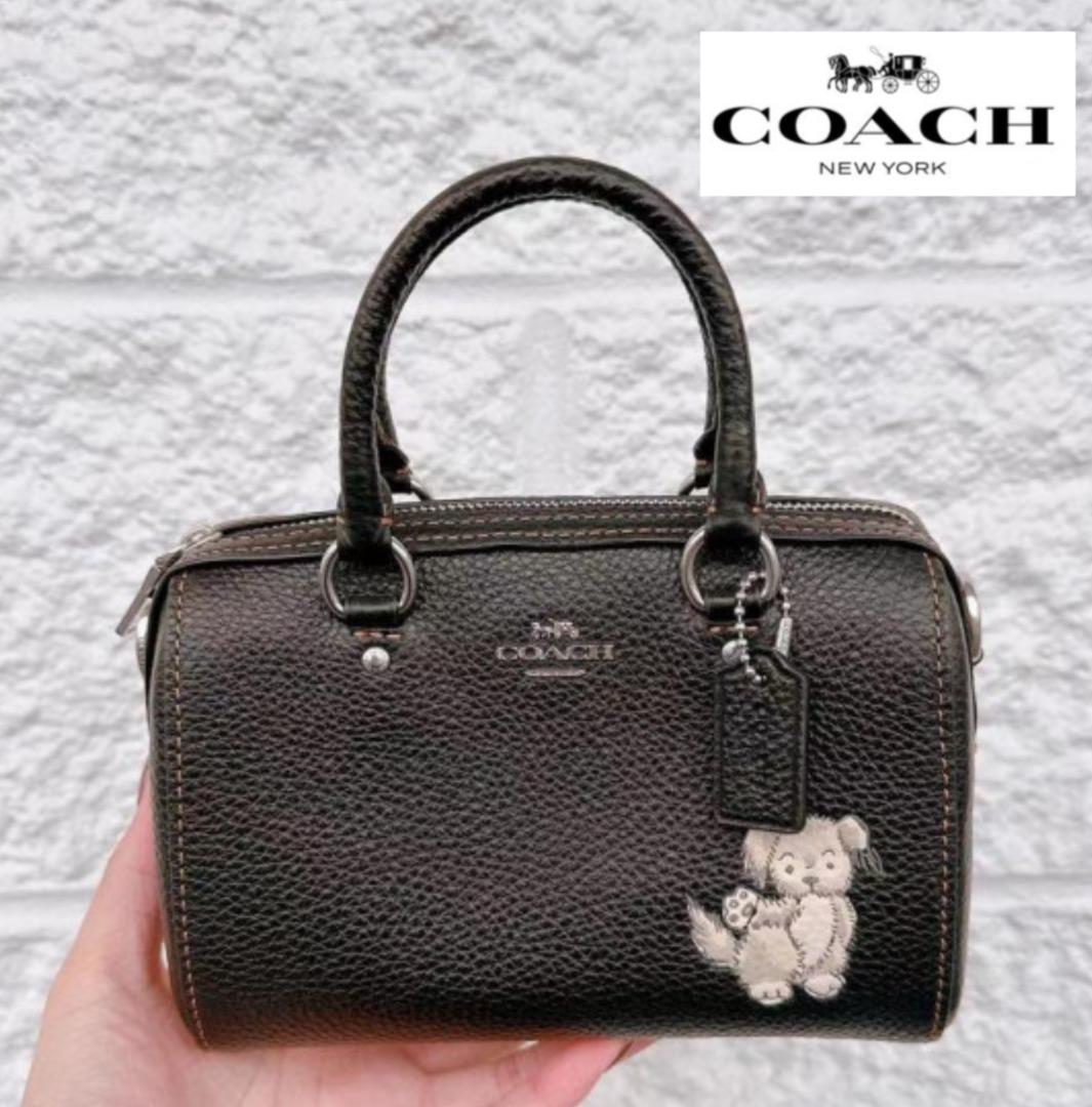 New Coach Original Mini Rowan Crossbody With Happy Dog Crossbody