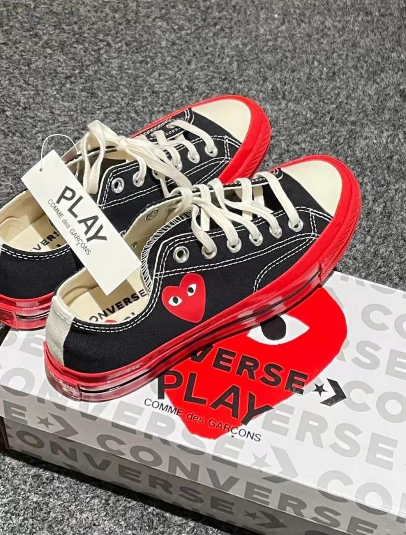 New Converse Comme des Garcons Casual Shoes Size UK8