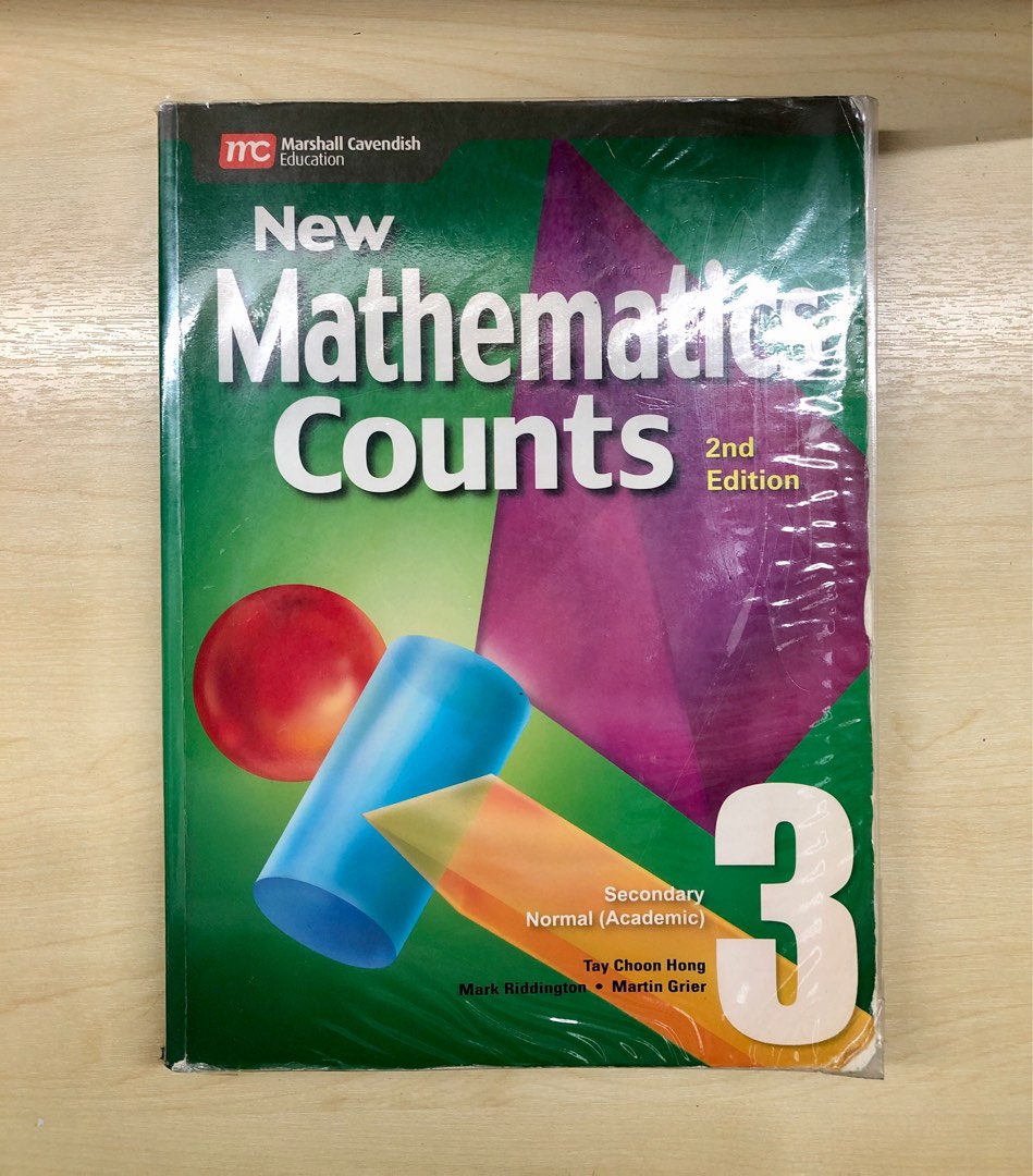 Secondary 3 New Mathematics Counts, Hobbies & Toys, Books & Magazines