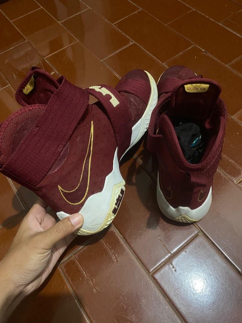 Lebron soldier on sale 10 maroon